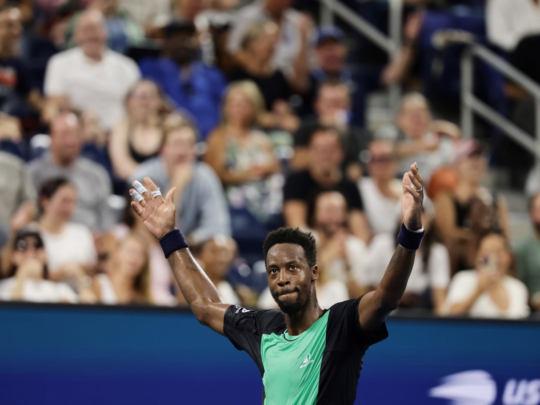 Adiós Monfils: el showman francés se va de los Grand Slams con la ovación de Nueva York