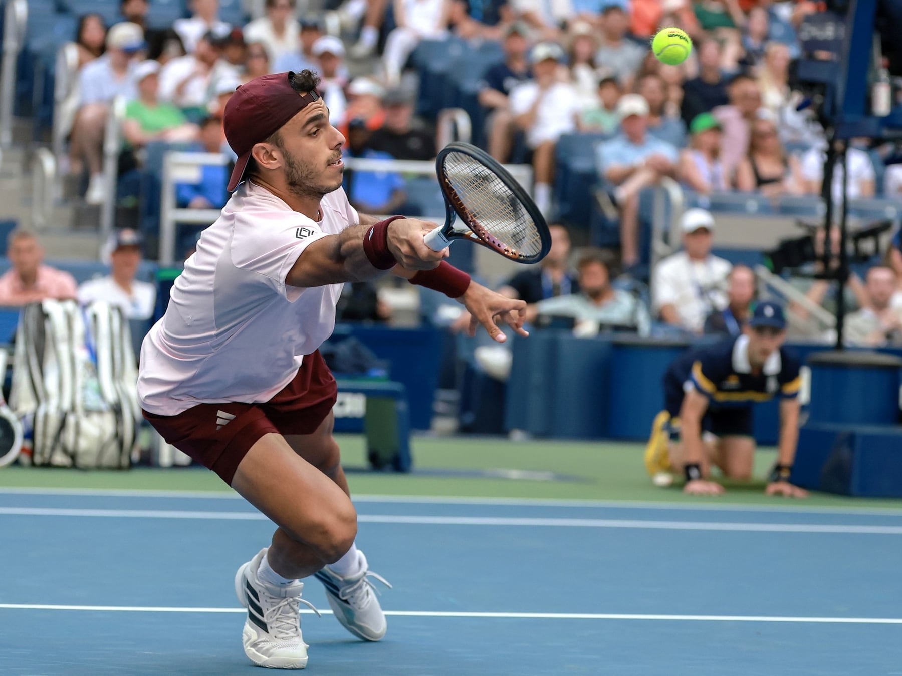 Cerúndolo se topó con la muralla belga y se despidió del US Open en la puerta de los cuartos