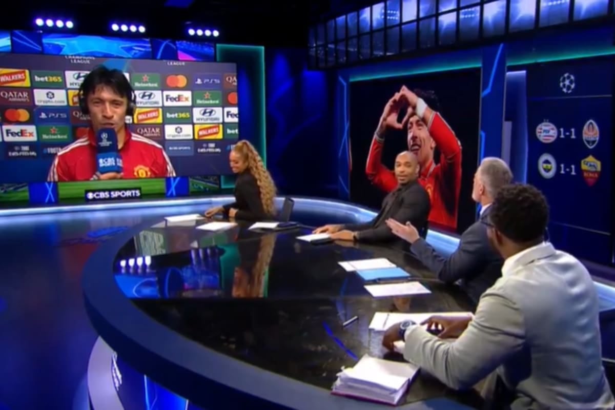 Licha Martínez liquidó al United en la Champions y se burló de Carragher sin decir una palabra de más