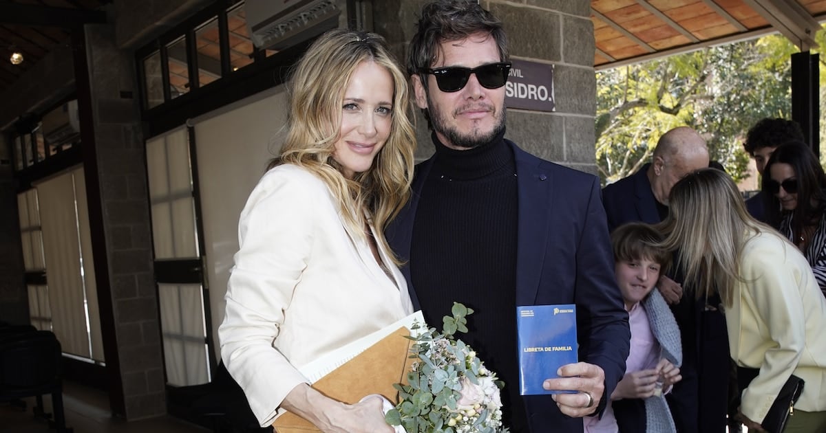 Una boda chica en San Isidro: Prandi y Ortega se dijeron que sí con Palito mirando desde el banco de adelante
