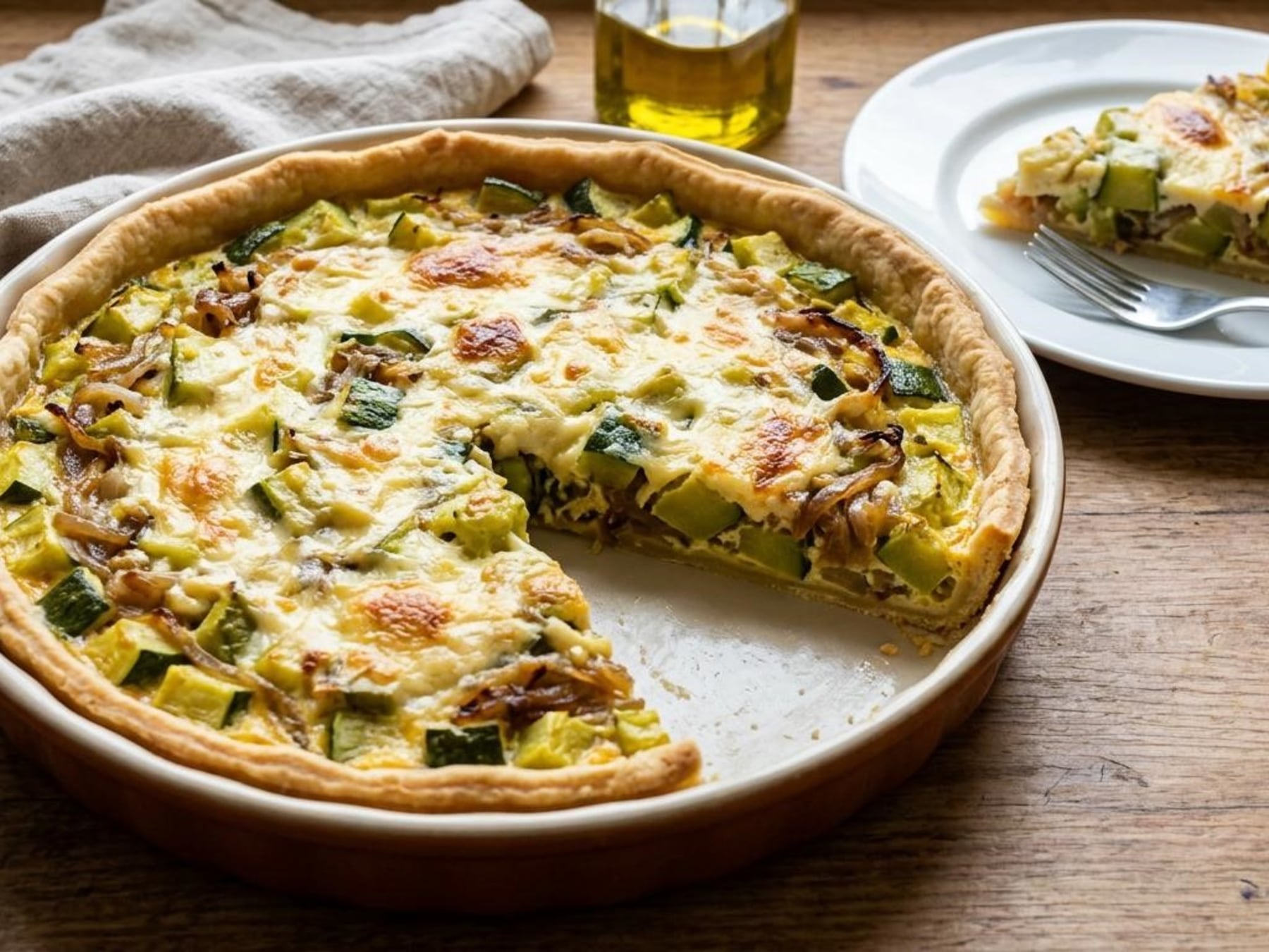Cómo lograr una tarta de zapallitos con base firme: el método paso a paso para controlar la humedad del relleno