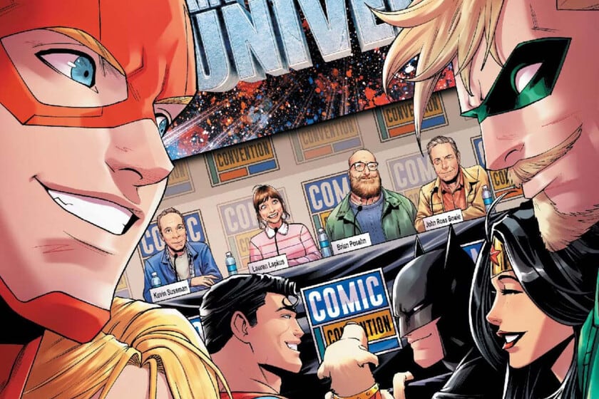 Stuart y compañía se meten en un cómic y se topan con un Flash con buzo de cuero