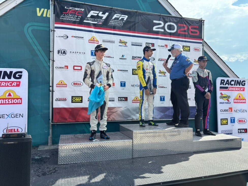 Bainotti voló en Virginia, se consagró campeón Rookie y va por todo a Barber