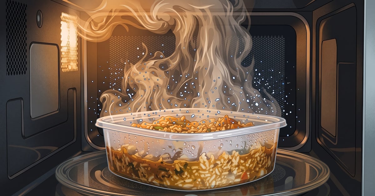Microplásticos en el microondas: por qué los toxicólogos aconsejan mudar la comida a vidrio o cerámica antes de recalentarla