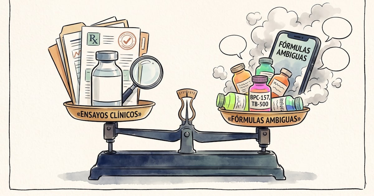Péptidos bajo la lupa: cuando la evidencia marca la diferencia entre un medicamento y una promesa de bienestar