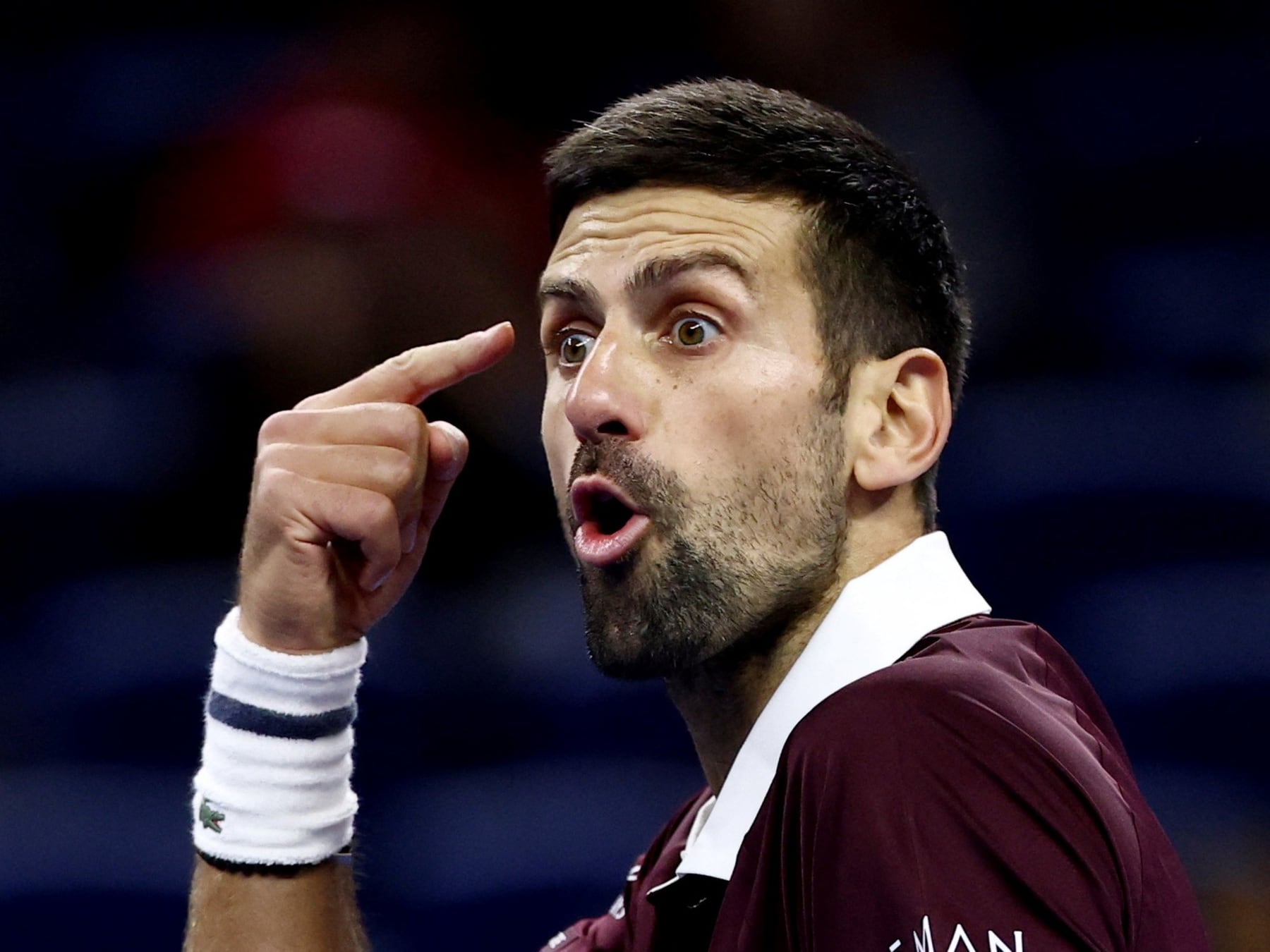 El Nole lo dio vuelta en el break point final y se cita con Medvedev en semis del ATP de Pekín