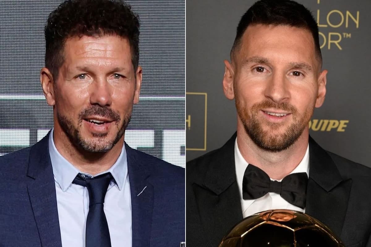 El Cholo lo puso en su lugar y, de paso, le rindió un homenaje al diez