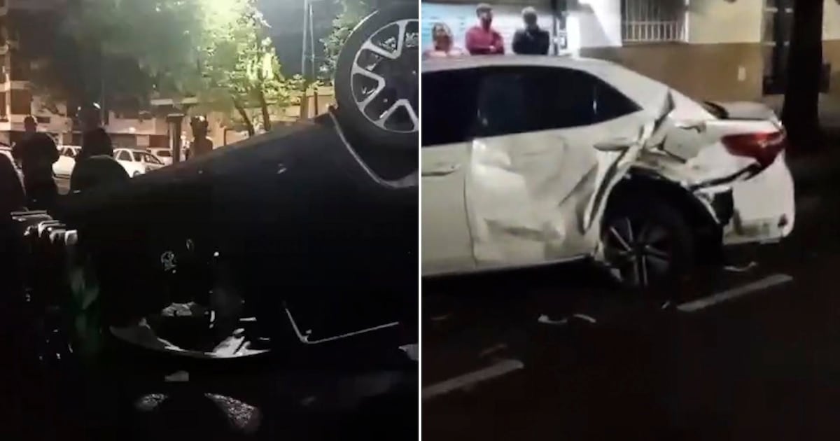 Volcó alcoholizada en Alberdi y Curapaligüe: cinco personas heridas y una conductora detenida