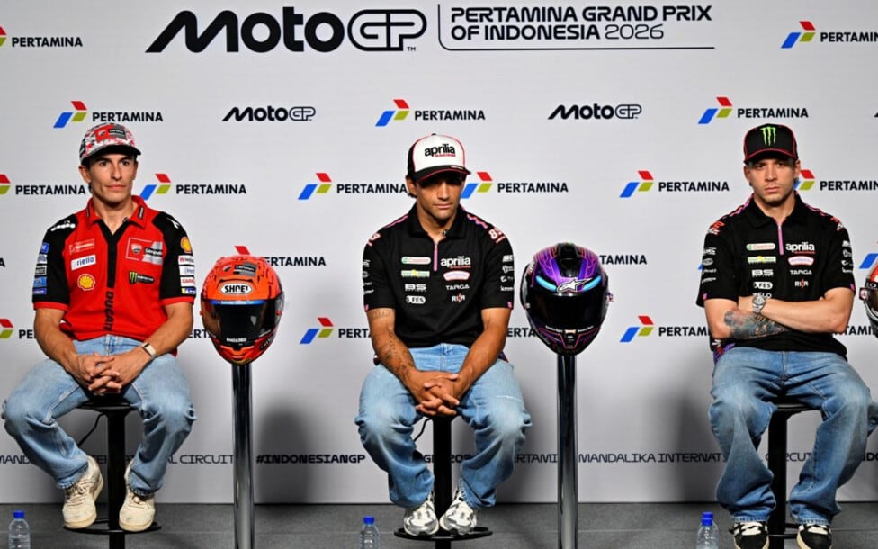 El 1-2-3-4 de Aprilia en Indonesia y el dilema que nadie quería tener que resolver