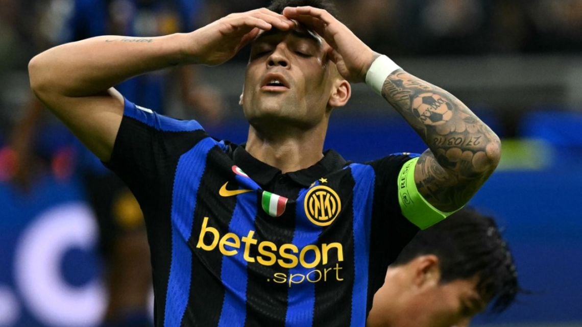 Tornero en el peor momento: Lautaro se rompió y se pierde el clásico con el Milan