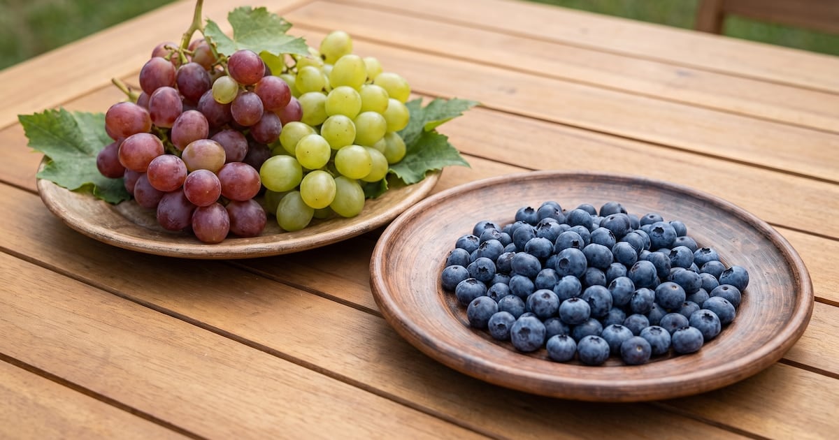 Arándanos y uvas frente al azúcar en sangre: qué los hace distintos y la mejor forma de comerlos