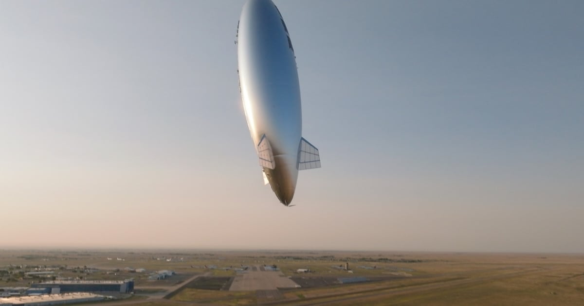 Un dirigible solar de Estados Unidos operó como antena de celulares sobre Japón durante una semana