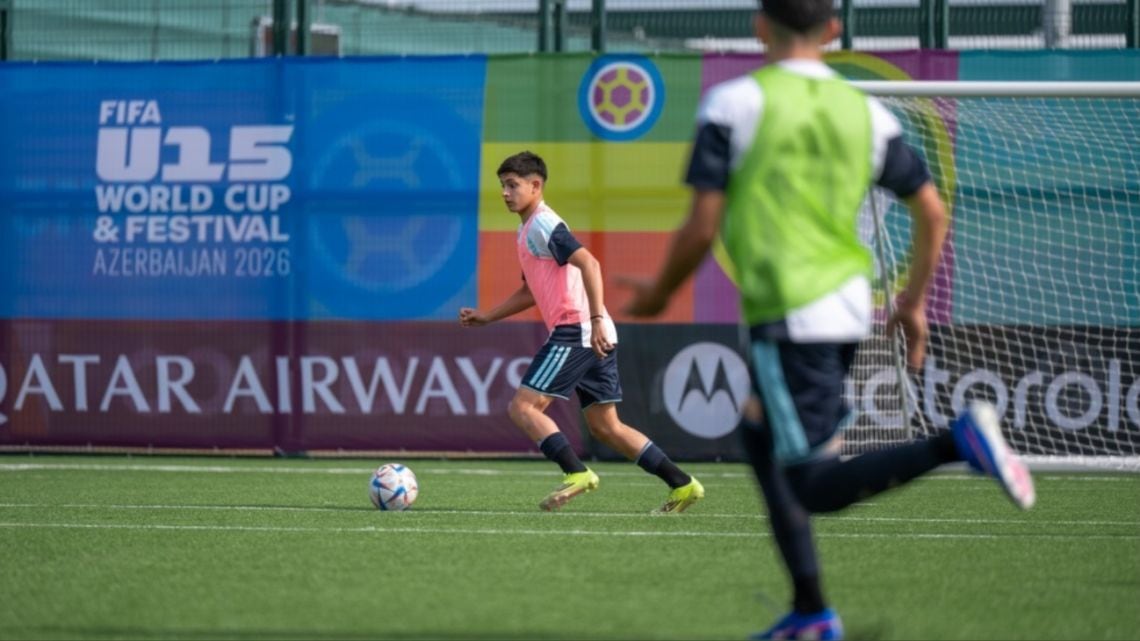 Argentina embarkó en un Mundial_sub15 con cinco partidos y ninguna tregua